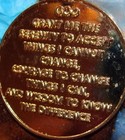 Gold Silver Bi Alcoholics Anonymous 8 Year Aa Medallion Coin Token Chip Sober