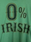 St  Patrick   s Day 0  Irish Green T-shirt Drinking Funny Rare Large Vtg