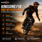 Kingsong F18 Electric Unicycle For Adults Off-road One Wheel With 3h Fast Charge