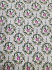 Lot Of 1 75 Yards Floral Wreath Fabric