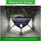 1 2 4 8 10pcs100 Led Solar Power Wall Light Motion Sensor Waterproof Garden Lamp