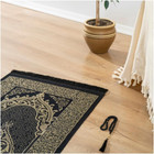 Muslim Prayer Rug With Tasbih - Prayer Mat - Islamic Gifts Set - Prayer Matt Isl