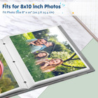 Photo Album For 8x10 Photos - 52 Pockets Premium Vegan Leather Cover Pictures Al