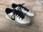Nike Tiempo Legend 10 Academy Kids Junior Turf Soccer Shoes Metallic Silver 5 5