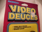 New Vintage Radica Video Deuces Model 415 Handheld Slot Game -sealed Deuces Wild