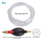 Siphon Hose Hand Pump Portable Manual Car Fuel Transfer For Gas Gasoline Petrol