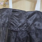 Black Hanbok Overlay Skirt  Fully Open  Adjustable Waist 85-100cm Official