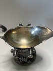 Vintage Antique Fb Rogers Silver Co  Silver-plated Gravy Boat With Warming Stand