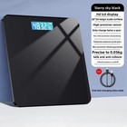 Digital Bathroom Scale Tempered Glass High Accuracy Lcd Body Weight Scale