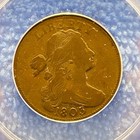 1803 Us Large Cent S-261 Vg10 Anacs Slab Small Date Large Fraction Details Trsp