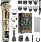 Beard Trimmer For Men  Waterproof Cordless Hair Clipper  Electric Razor Shave   