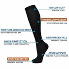 Compression Socks Pain Relief Calf Leg Foot Support Stocking Copper High