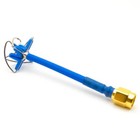 2pcs 5 8ghz Cloverleaf Antenna Fpv Receiver Transmitter 5dbi Rhcp Sma  blue 