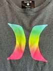 Hurley Boys  H2o-dri Upf 50  Rainbow Logo Short Sleeve Rash Guard T-shirt