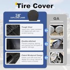  Tire Covers 2 Pack - Tough Tire Wheel Protector For Truck  Suv  Trailer  
