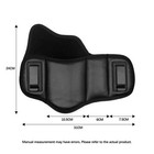 Dinosaurized Fujobi Pancake Holster  Gun Iwb Holster Faux Leather Black 