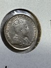 1906 Canada 5 Cents Small Silver Coin Cleaned