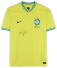 Ronaldo Nazario Brazil Signed Nike 2022-23 Yellow Home Jersey - Signed On Front