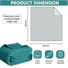 100  Cotton Blankets Queen Size For Bed - Waffle Weave Blankets For Summer  L   