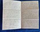 1864 Mourning Letter I Widow Describes Husbands Death I Civil War Era