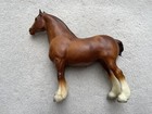 Nice Vintage Breyer Horse  83 Chestnut Clydesdale Draft Mare Semigloss 1960s