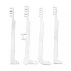 4pcs Comb Pick Stainless Steel Tools  Comb Lock Picks Metal Teeth Tools Portable