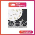 Yaeism 16pcs Money Dollar Nail Charms 4 Styles Gold And Silver Money Charms 3d A