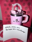New Target Stanley Valentines Day 20 Oz Tumbler Powder Pink Heart Gradient