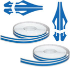 32feet Vinyl Pinstriping Pin Stripe Double Line Car Tape Decal Sticker 1 6  1 12