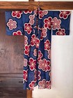 Vintage Japanese Kimono Summer Gown Robe   Yukata  Length 147cm 57 8inch