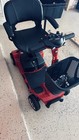 Zip r Red 4-wheeled Mobility Scooter Padded Armrest Storage Removable Battery