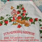 Vintage Strawberry Shortcake 1980 Apron Strawberry Surprise American Greetings