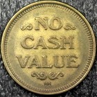 Car Wash Carwash Non Refundable - No Cash Value Service Token 25mm  c1427 