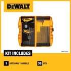 31 Piece Ratcheting T Handle Set Allen Wrench Hex Key Metric Tool Kit Sae - New