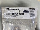 1  Npt Inline Check Valve Brass Spring Loaded Fairbanks Morse