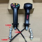 4 5 6 7 Button Excavator Harvester Electric Control Joystick Handle Glue Gear