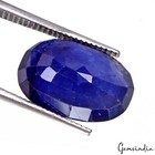 7 20 Cts Natural Blue Sapphire Oval Cut - Heated Ceylon Flawless Gemstone 13x9mm