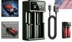 Intelligent Lcd Display 18650 Battery Charger With Fast Charging Capability