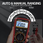 Digital Multimeter Tester Trms 6000 Counts Dc Ac Voltmeter Ohm Volt Amp Meter