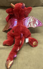 Fao Schwarz Enchanted Adopt Pet Red Plush Dragon Valentines Day New With Tags