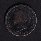 Canada 1893 10c Ten Cent Silver Dime Queen Victoria F t   3  Obv  6  925 Silver