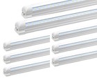 4 24 Pack 4ft 8ft Led Tube Light Fixture T8 Ceiling Shop Light 72w 6000k 8400lm