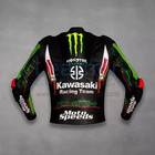 Kawasaki Ninja Motorcycle Racing Biker Leather Jacket Motorbike Riding Jacket