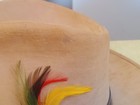 Vintage Rare Stetson Smokey   The Bandit Cowboy Cowgirl Hat Felt Feather 22 5 