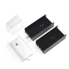 Aluminum Heatsink Ic Chip Heat Sink Cooler Cooling Block Radiator Silver Black