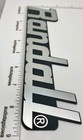 Randall Amplifier Speaker Custom Made Incised Logo Silver   Black 1 16  Acrylic