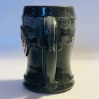 Deneen Pottery Porterhouse Brewpub   Restaurant Beer Mug 2006 20 Oz Green Drip