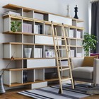 10 Ft Stainless Rolling Ladder Hardware Rolling Library Ladder Track Rust-proof