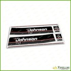 1989 1990 Johnson 110 Hp V4 Motor Horse Power Vro Laminated Vinyl Decals Sticker
