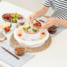 Prismate Nagashi Somen Machine W  Foldable Silicone Bowl Pr-sk040